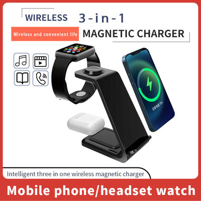 Fast Multifunctional Wireless Charging Station , Wireless Phone Charger Stand 194g