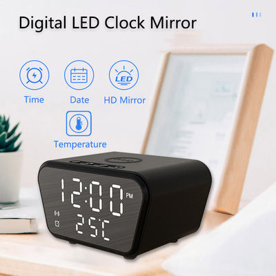 ROHS Certified Qi Wireless Charger Clock Alarm 253g With Fast Charging